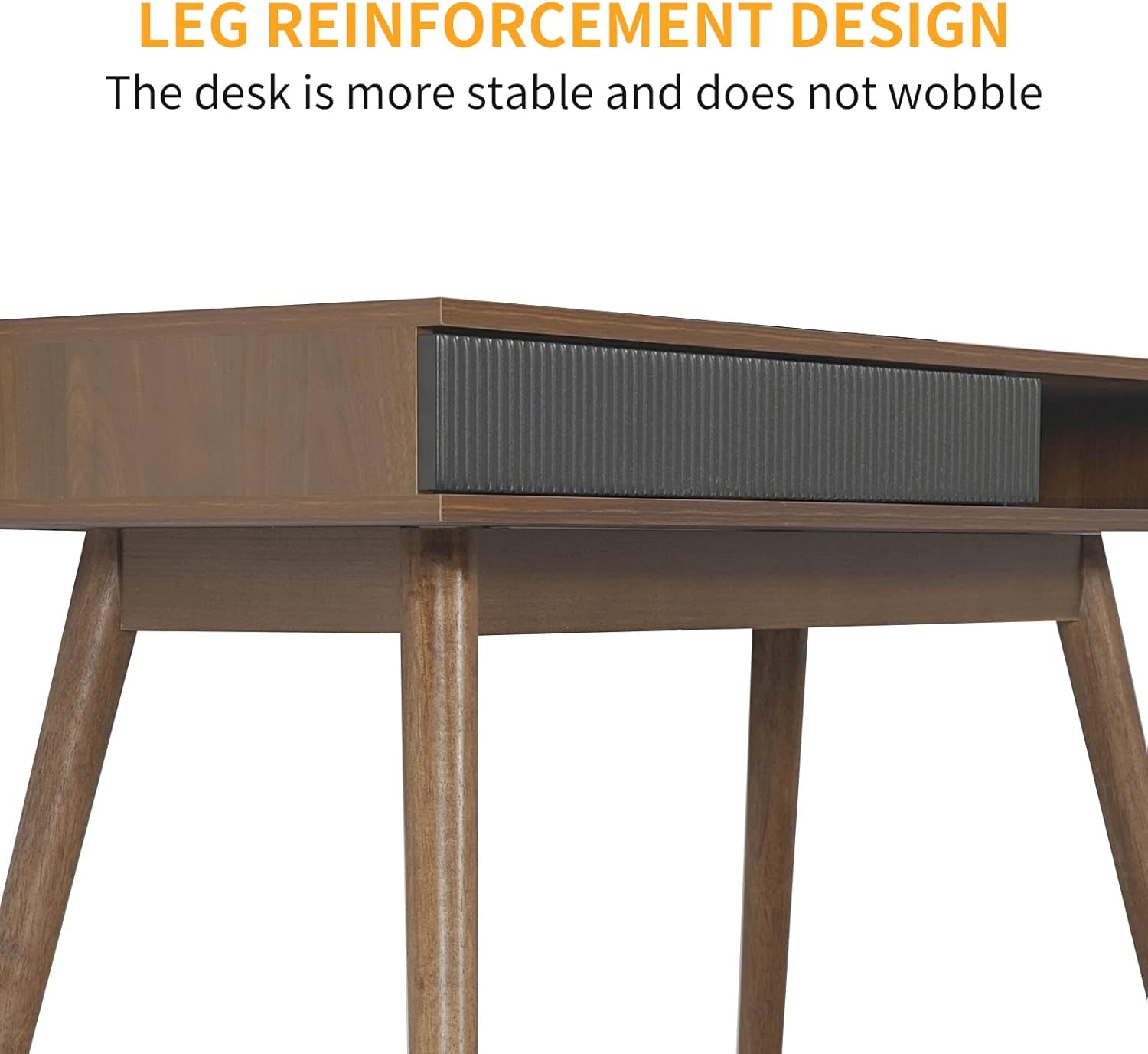 Mid-Century Modern Writing Desk with Drawer