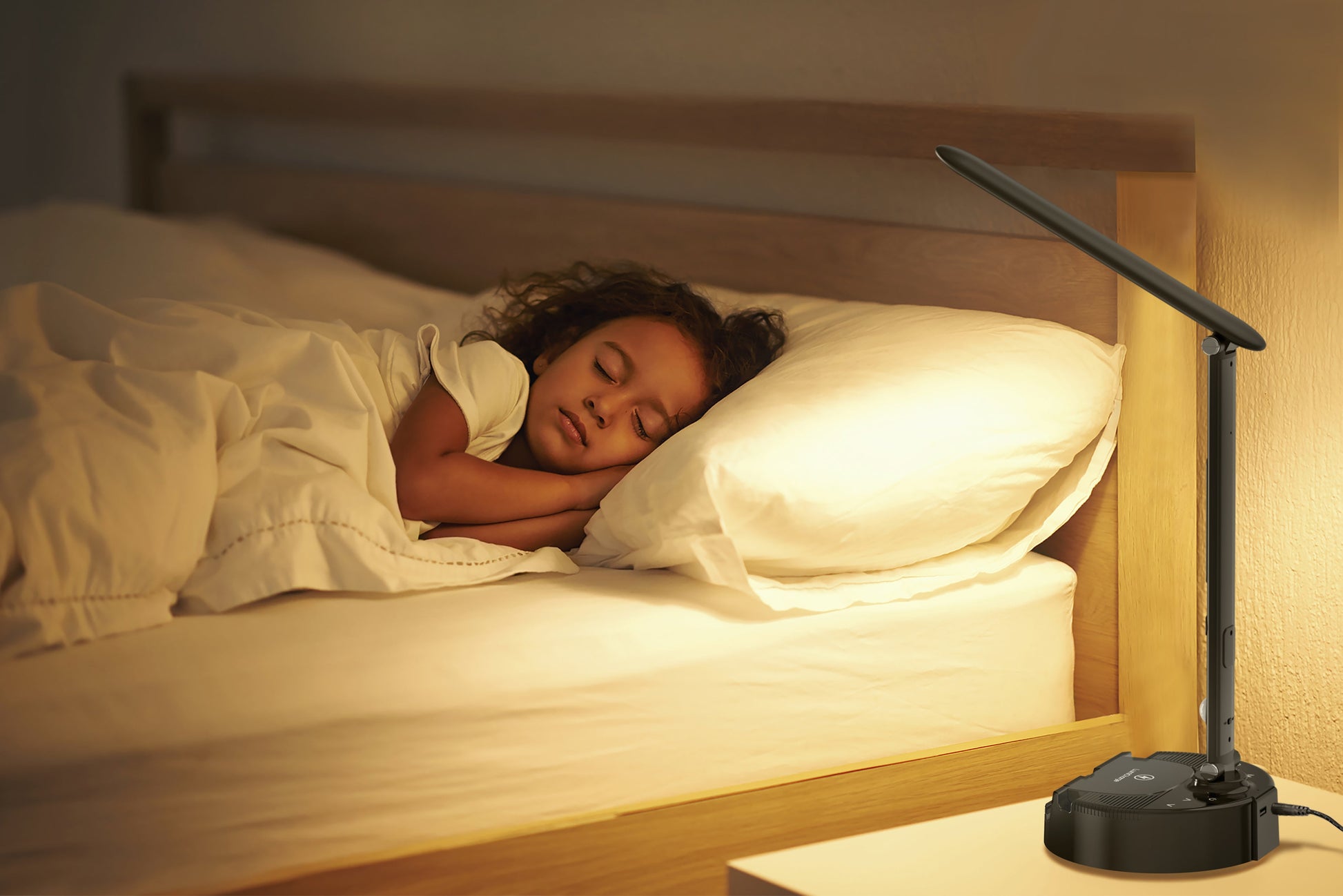 Lumicharge III | LED Desk Lamp + Wireless Charger+ Bluetooth Speaker & App-Controls