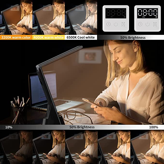 Lumi-Mini - 7 in 1 Multifunctional LED Desk Lamp with wireless charger