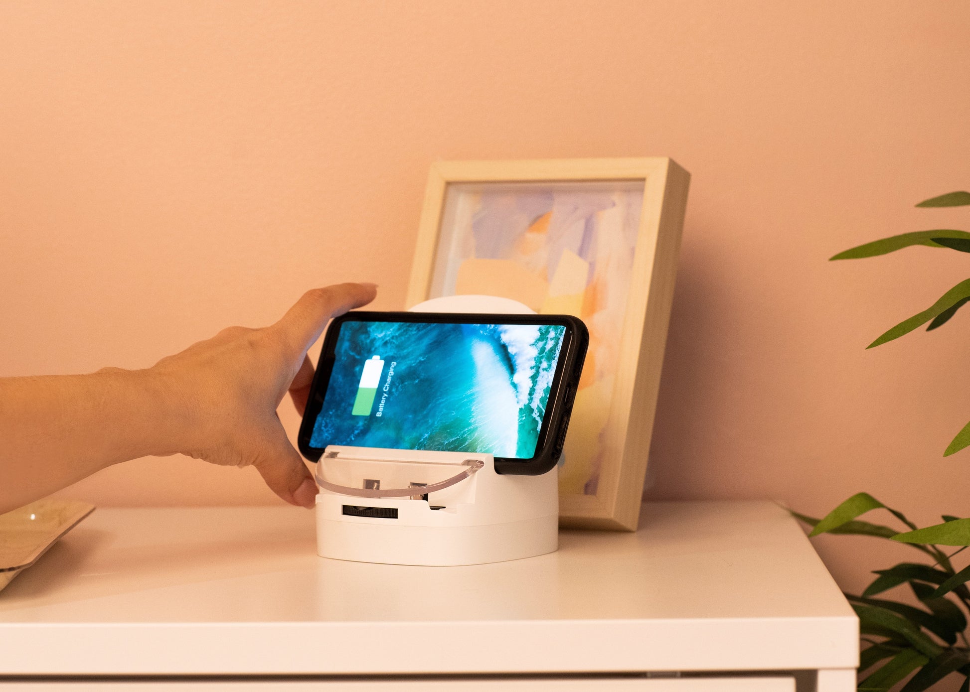 Lumicharge UD- iPhone 16, 15, 14, 13, 12, X and Android Charger - Adjustable Fast Wireless Charger
