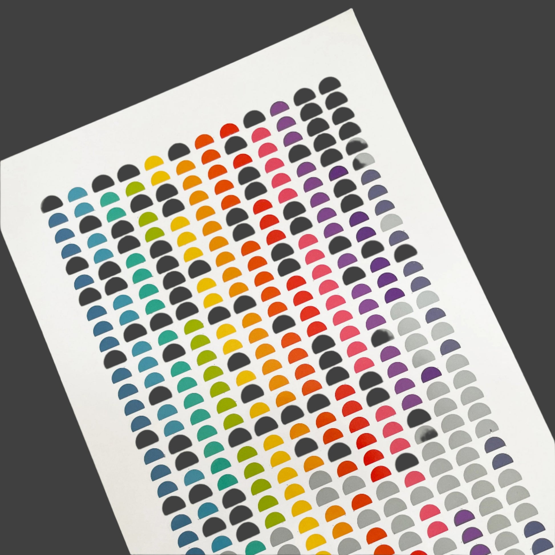 Rainbow Goal Tracking Calendar
