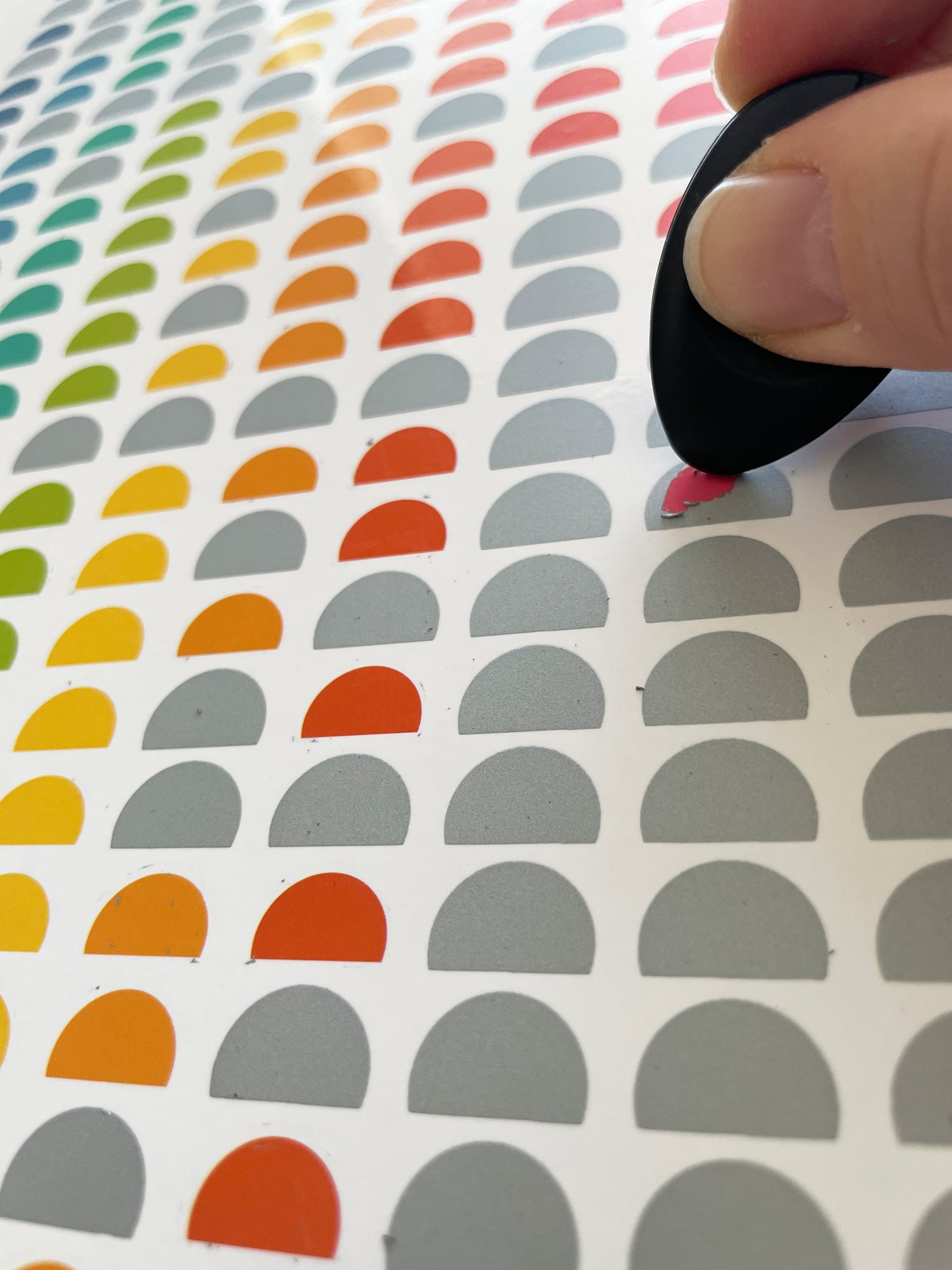 Rainbow Goal Tracking Calendar