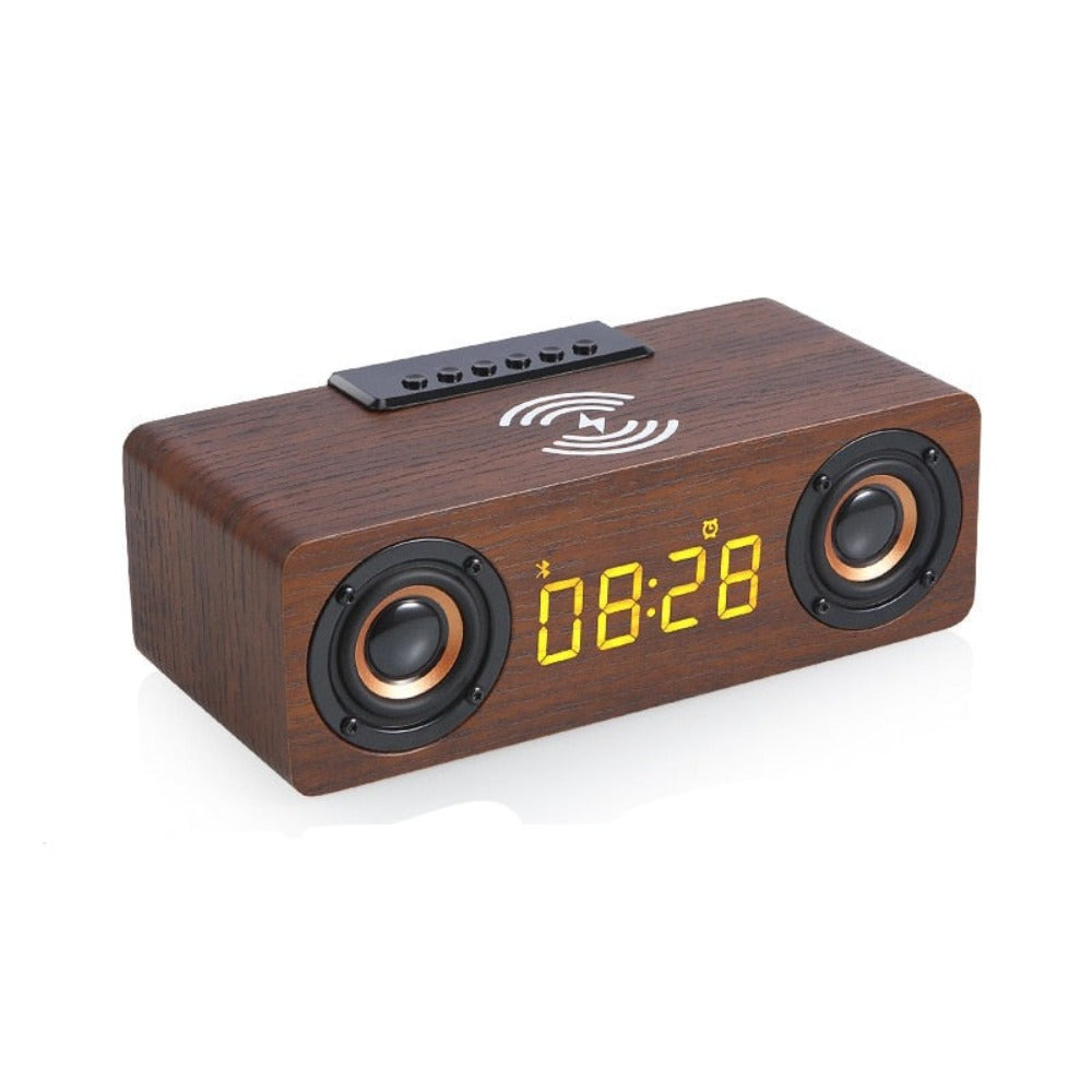 Wooden Retro Theme 4n1 Clock