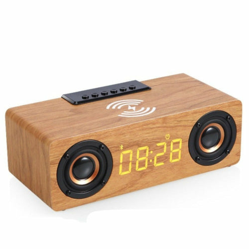 Wooden Retro Theme 4n1 Clock