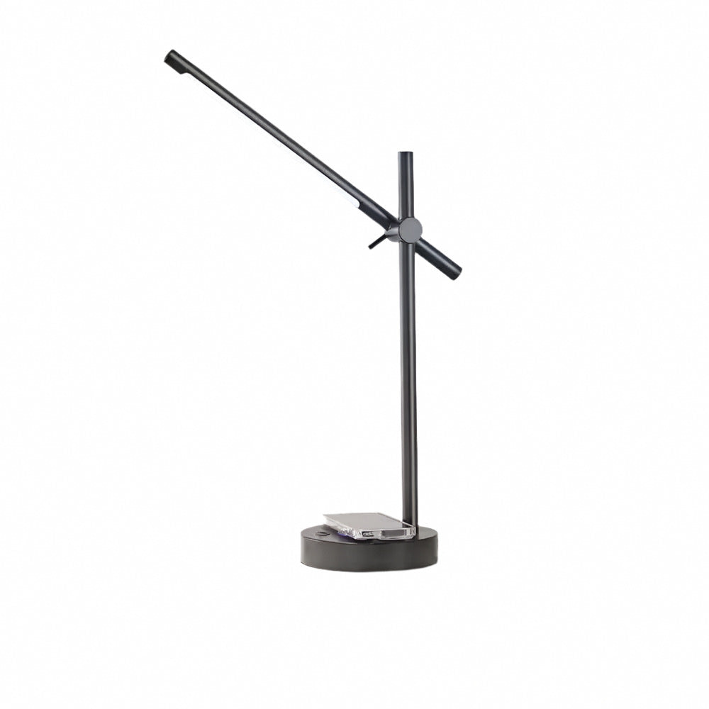 Modern LED Desk Light Table Lamp with Wireless Cell Charging Pad in