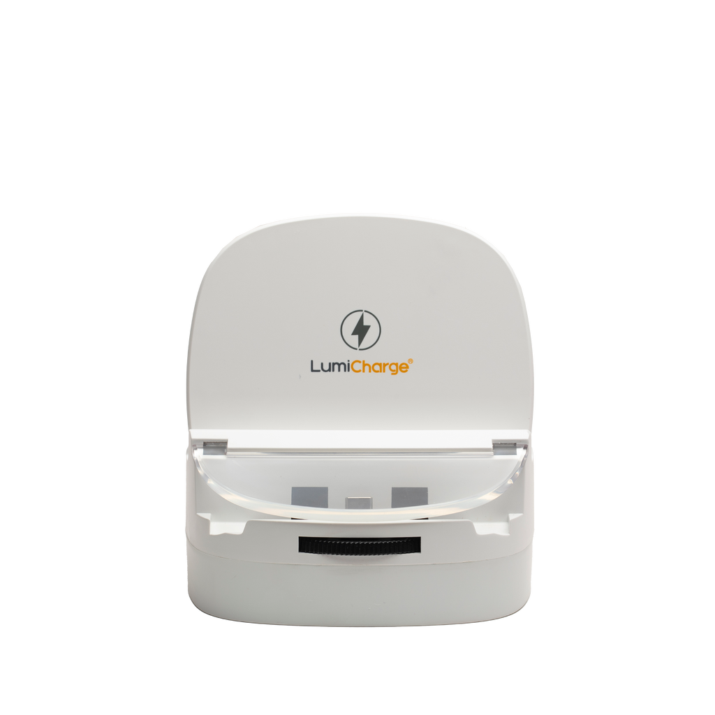 Lumicharge UD- iPhone 16, 15, 14, 13, 12, X and Android Charger - Adjustable Fast Wireless Charger