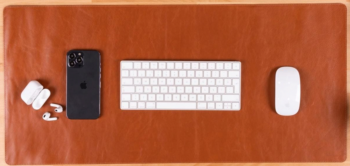 Rawlins Leather Desk Pads - 36x19 and 14.6x31.5 Inches
